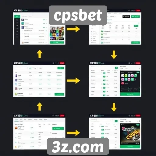 Evolução da interface do cpsbet ao longo do tempo