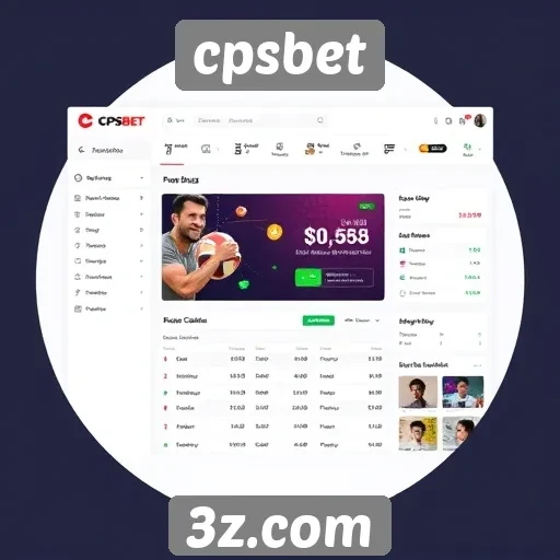 Análise da interface do usuário do site cpsbet